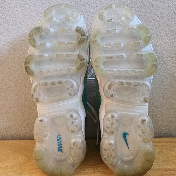 Nike Air Vapormax Plus Blue Green White Sneaker Shoes Womens Sz 8 | DQ7651-300 - Picture 12 of 13